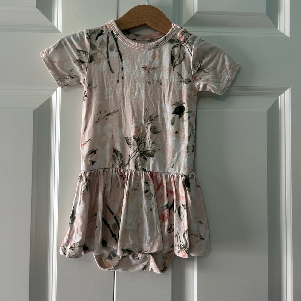 Posh Peanut Bamboo Skirted Onesie Size 12-18 months